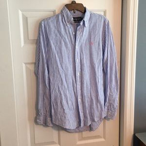 Ralph Lauren Polo Dress Shirt 100% Linen